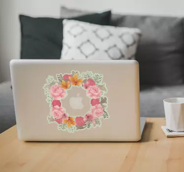 Vinilo Macbook Flores - TenVinilo
