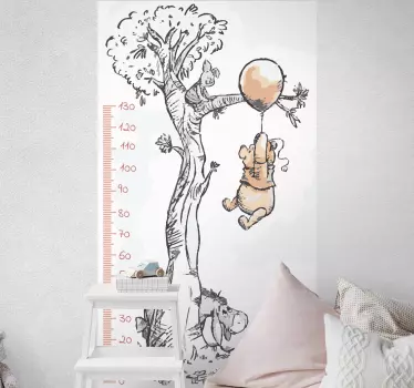 Vinilo medidor infantil criaturas fantásticas - TenVinilo