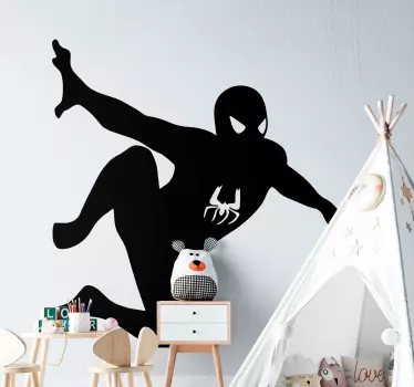 Vinilo para niños Spiderman volando - TenVinilo