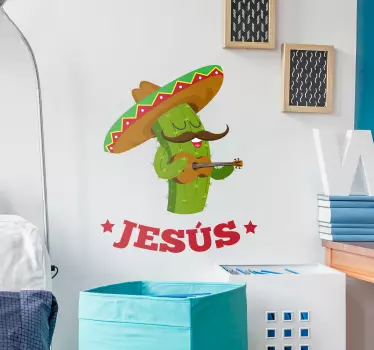 Vinilo habitación infantil Cactus - TenVinilo