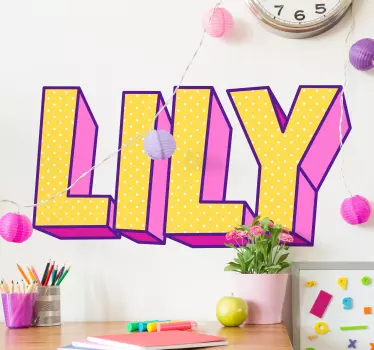 Vinilo pared infantil decoración personalizada para niños - TenVinilo