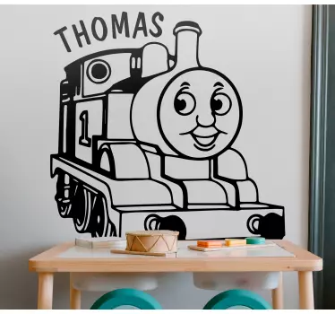 Vinilo pared infantil personaje del tren feliz - TenVinilo