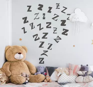 Vinilo para habitación infantil de ZZZZ - TenVinilo