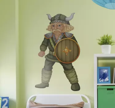 Vinilo peluche guerrero vikingo - TenVinilo