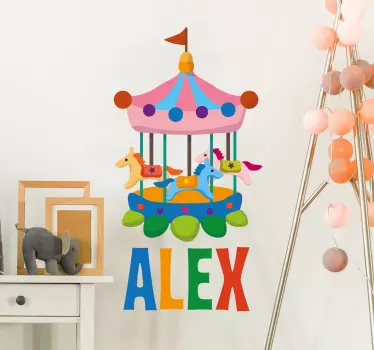 Vinilo personalizable infantil tío vivo - TenVinilo