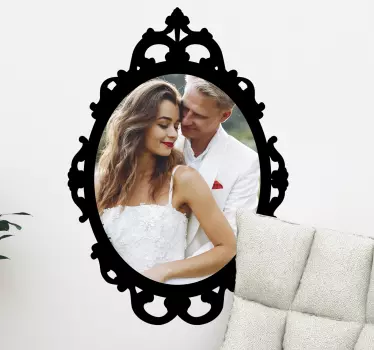 Vinilo personalizado marco con foto - TenVinilo