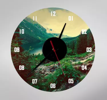 Reloj adhesivo pared personalizado - TenVinilo
