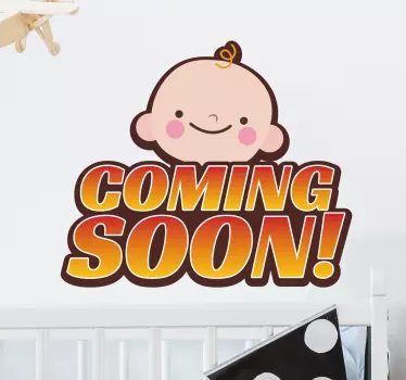 Vinilos bebé coming soon - TenVinilo