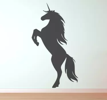 Vinilos infantil unicornio de pie - TenVinilo