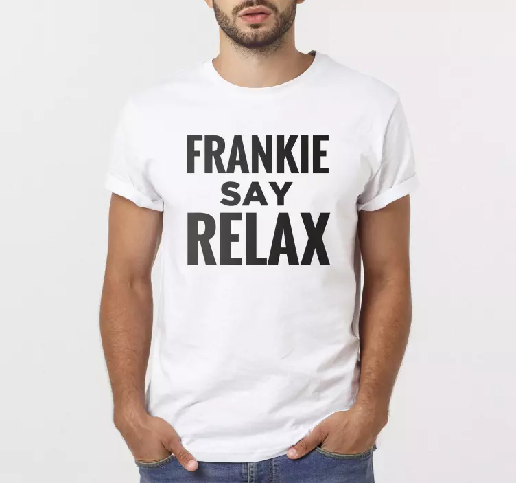 Camisetas con nombre say relax - TenVinilo