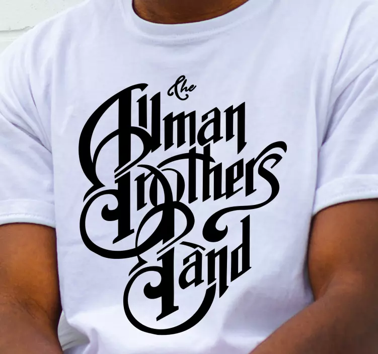 Camiseta personalizada hermanos allman - TenVinilo