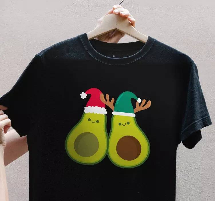 Camiseta personalizada de navidad de aguacate - TenVinilo