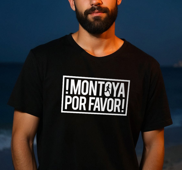 Camiseta montoya por favor - TenVinilo