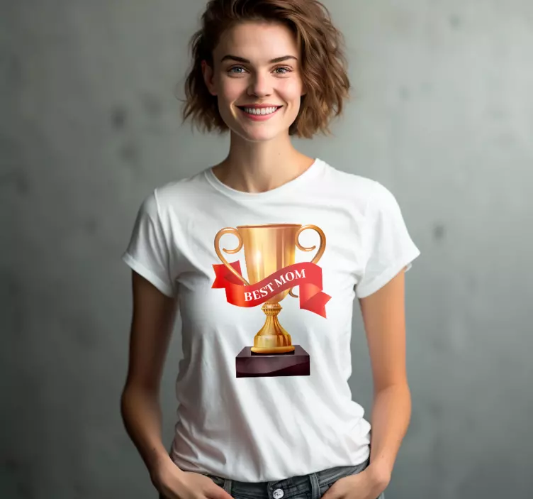 Camiseta Día de la Madre La mejor mamá - TenVinilo