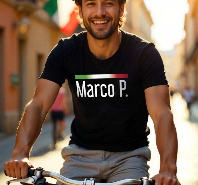Camiseta personalizable giro - TenVinilo
