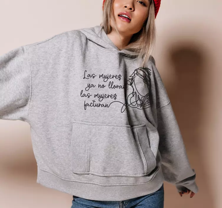 Capucha mujeres facturan - TenVinilo