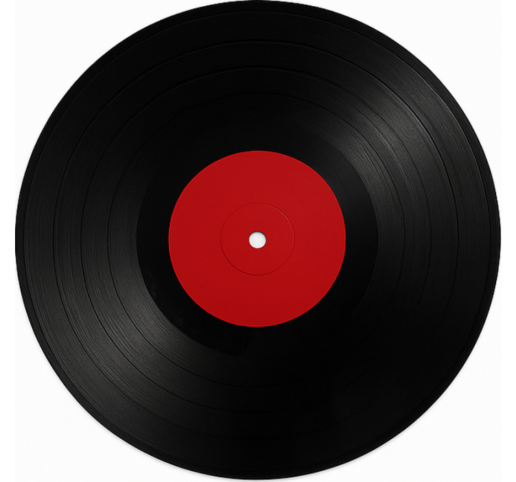 Alfombra vinílica comedor disco de vinilo gigante - TenVinilo