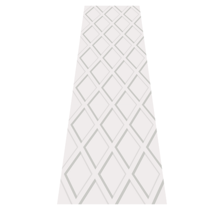 Alfombra vinílica geométrica rombos 3d hamptons - TenVinilo