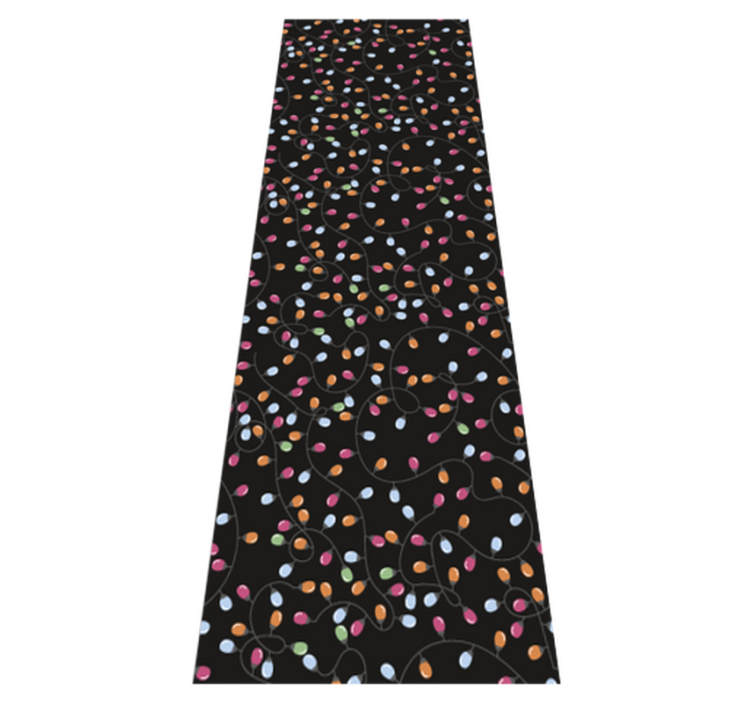 Alfombra vinílica navidad decoraciones navideñas alegres - TenVinilo