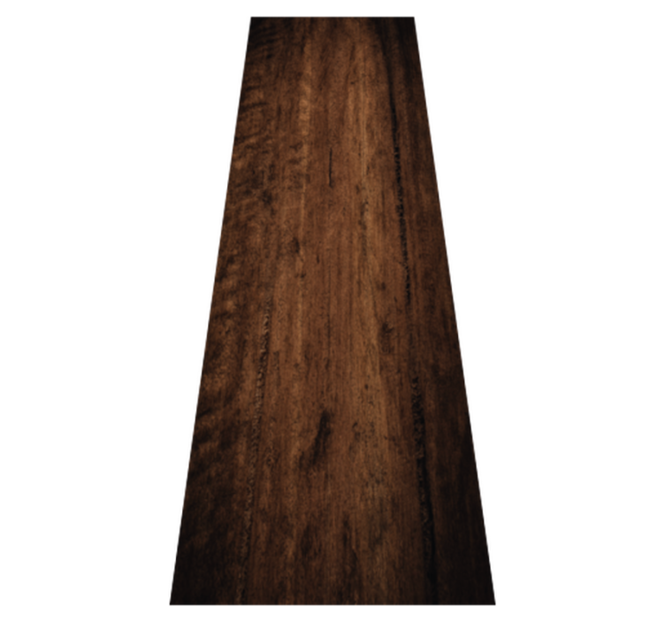 Alfombra vinílica dormitorio madera oscura patinada - TenVinilo