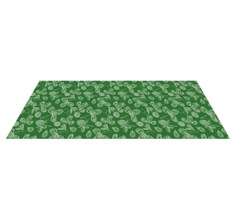 Alfombra vinílica naturaleza motivo verde foliage - TenVinilo