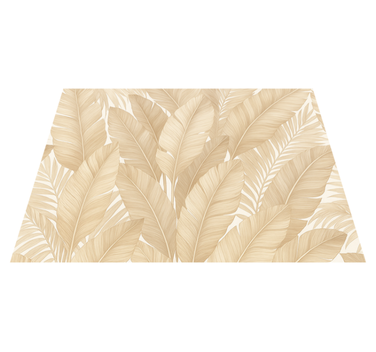 Alfombra vinílica dormitorio botánico suave - TenVinilo