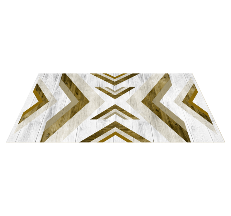 Alfombra vinílica geométrica para escritorio estructurado - TenVinilo