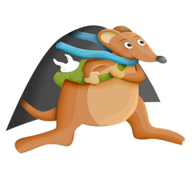 Alfombra vinílica infantil ratón de los dientes - TenVinilo