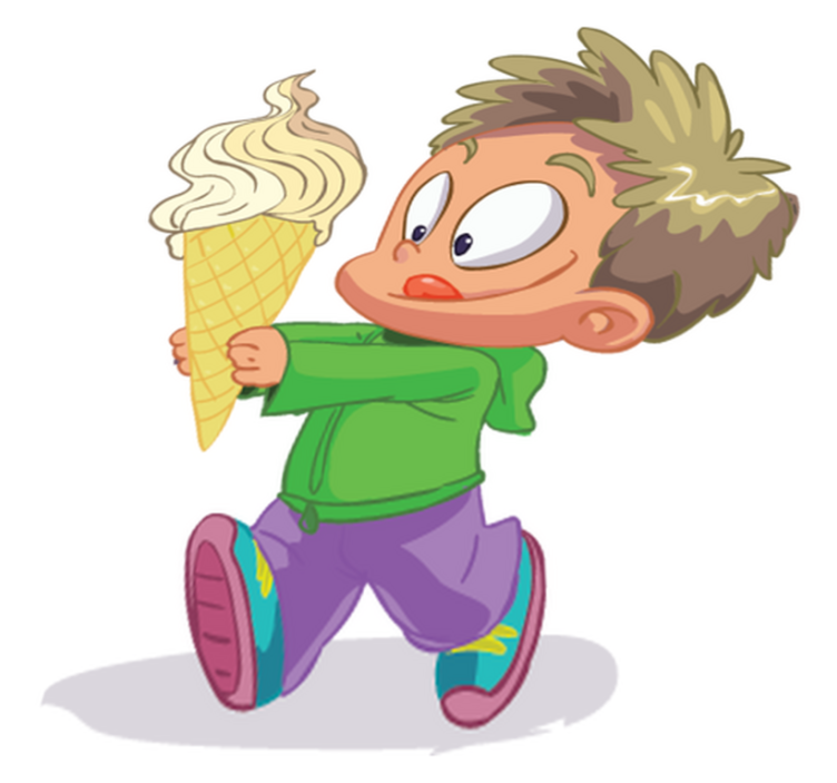 Alfombra vinílica infantil niño con corneta - TenVinilo