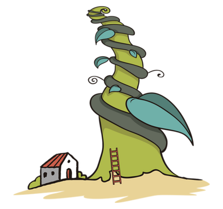 Alfombra vinílica infantil frijoles mágicos - TenVinilo