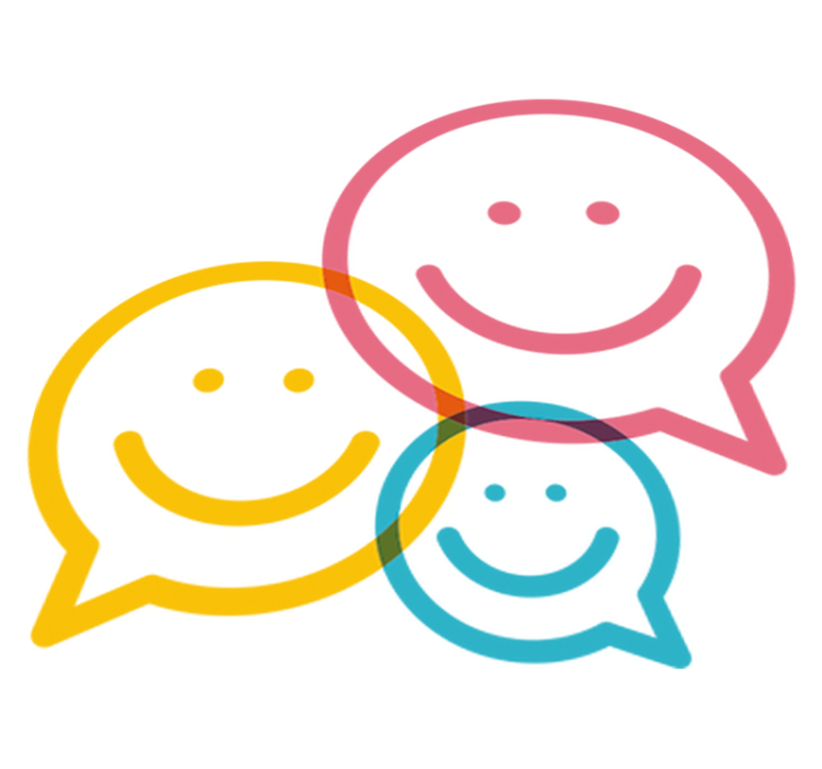 Alfombra vinílica infantil caras coloridas felices - TenVinilo