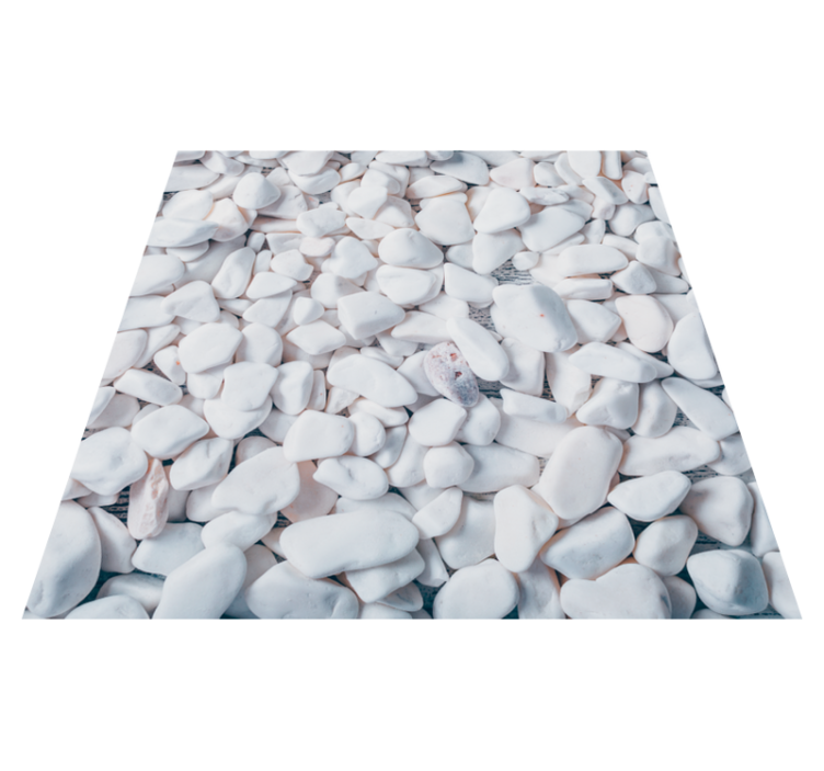 Alfombra vinílica baño imitación piedra suelo - TenVinilo