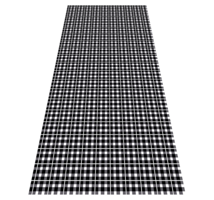 Alfombra vinílica oficina cuadro blanco y negro - TenVinilo