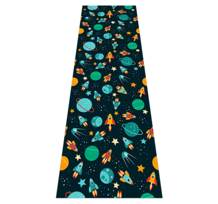 Alfombra vinílica dormitorio diseño adorable para niños - TenVinilo