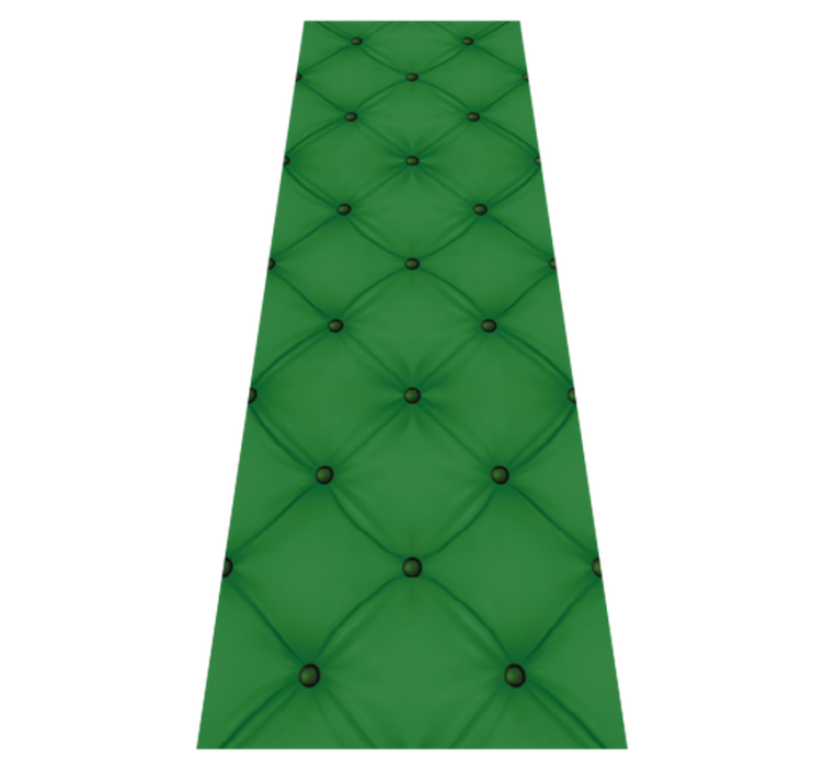 Alfombra vinílica dormitorio imitación terciopelo verde - TenVinilo