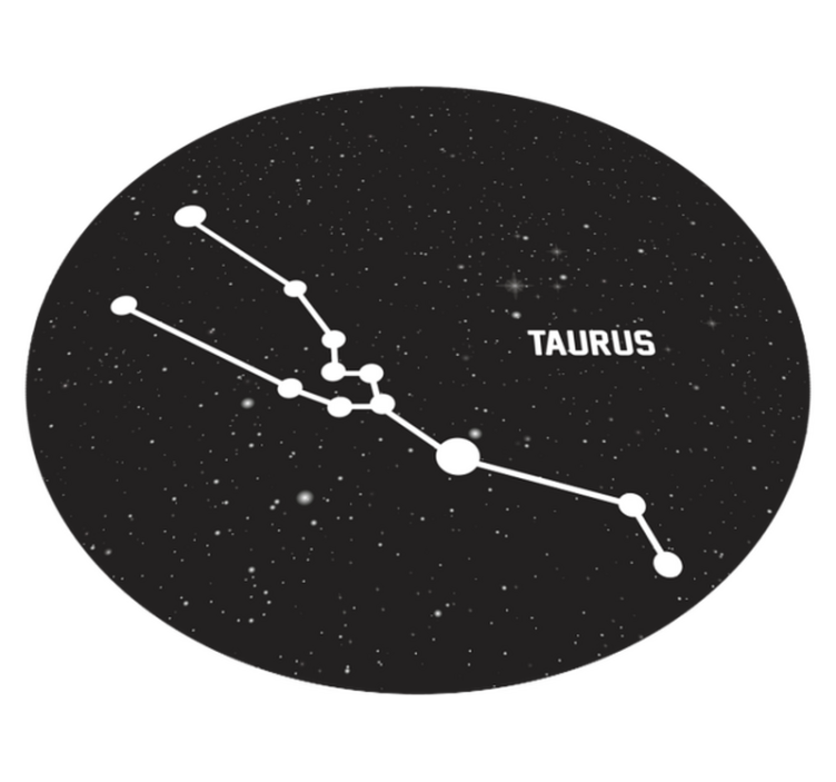 Alfombra vinílica estrellas constelación de tauro - TenVinilo