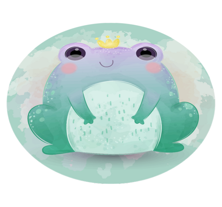 Alfombra vinílica infantil amigos acuáticos cartoon - TenVinilo