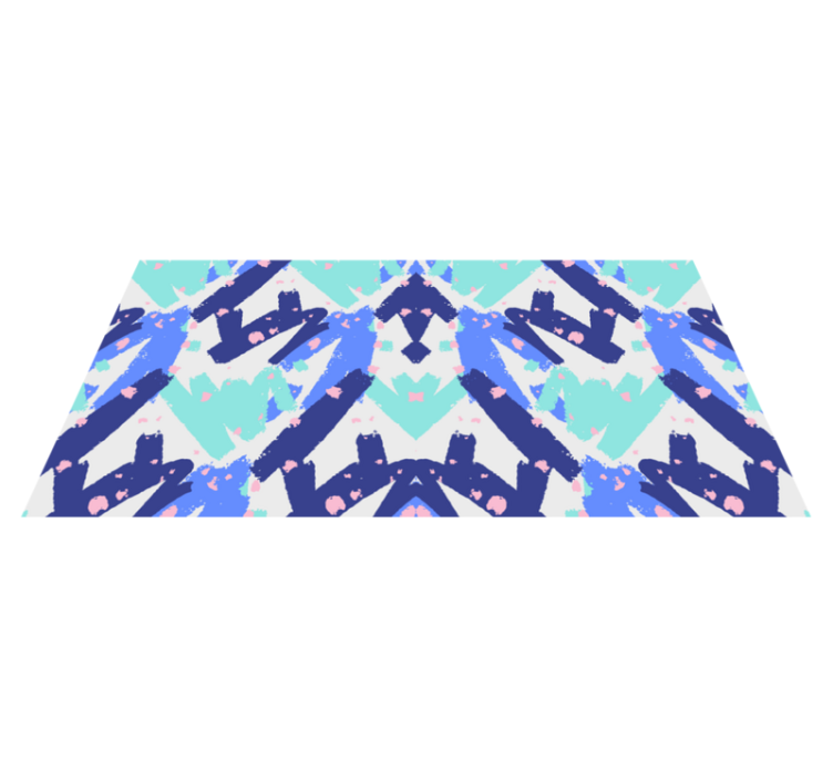 Alfombra vinílica salón patrón de camuflaje abstracto - TenVinilo