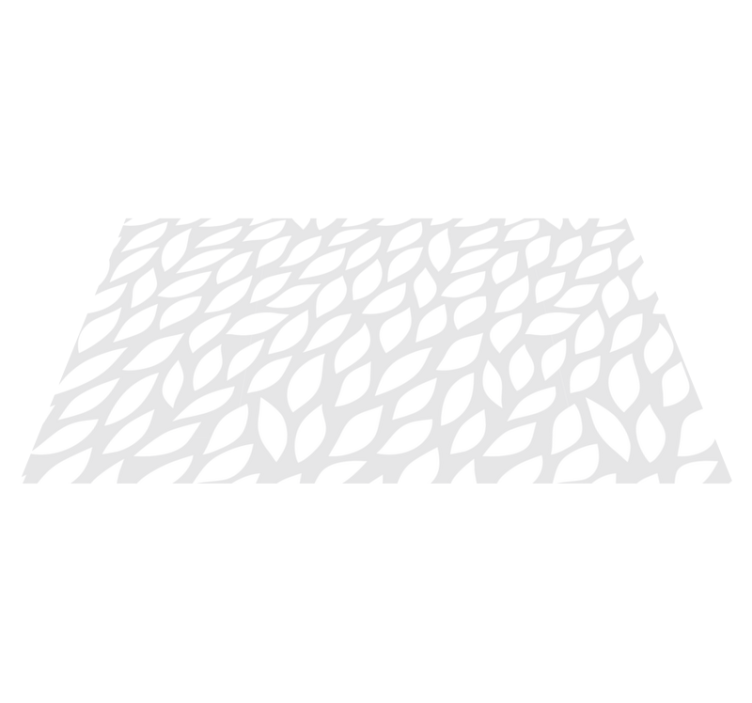 Alfombras vinílicas modernas Patrón de hoja blanca - TenVinilo