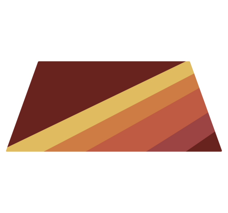 Alfombra vinílica minimalista motivo de rayas vibrantes - TenVinilo