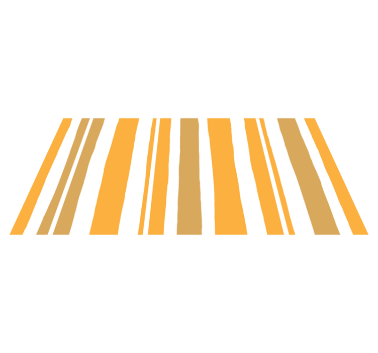 Alfombra vinílica rayas líneas naranjas cálidas - TenVinilo