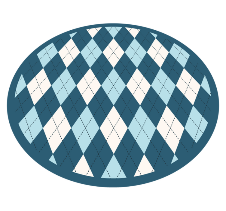 Alfombra vinílica geométrica elegancia en rombos - TenVinilo