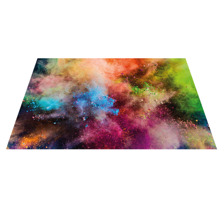 Alfombra vinílica dormitorio Multicolor jaspeado - TenVinilo