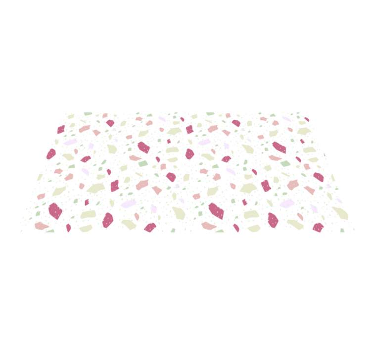 Alfombra vinílica infantil formas dinámicas y coloridas - TenVinilo