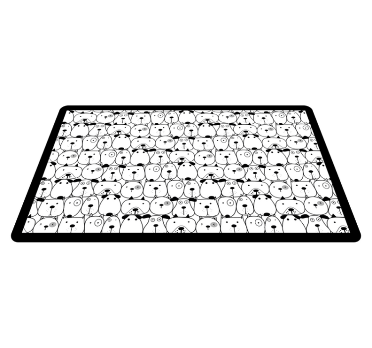 Aflombra vinílica animales adorables rostros de criaturas - TenVinilo