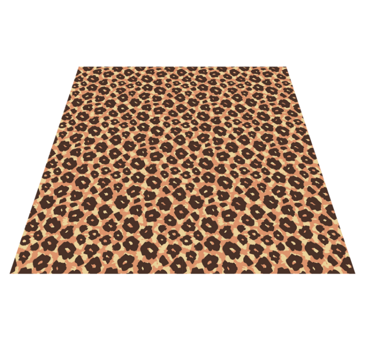 Alfombra vinílica animal print mezcla de leopardo - TenVinilo