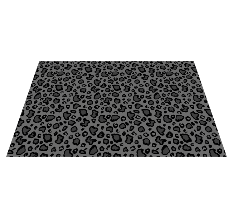 Alfombra vinílica animal print estilo estampado de leopardo - TenVinilo