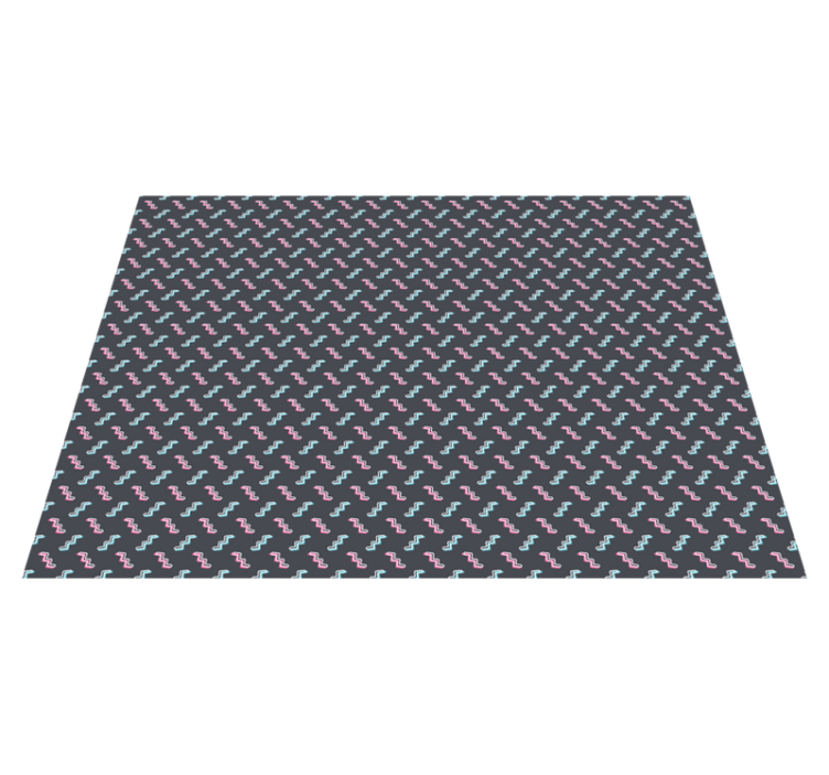 Alfombra vinílica infantil formas onduladas de colores - TenVinilo