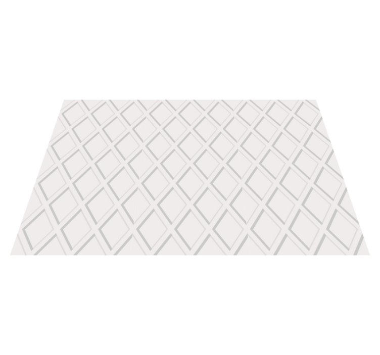 Alfombra vinílica geométrica idea diamante - TenVinilo