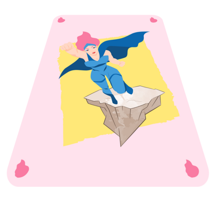 Alfombra vinílica infantil aventura de superhéroes - TenVinilo